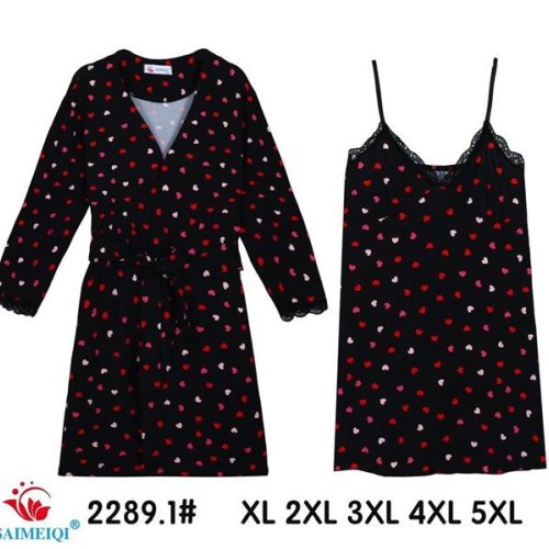Комплект Saimeiqi (XL-5XL) 2289-1 black (лето) Saimeiqi 2289-1 black