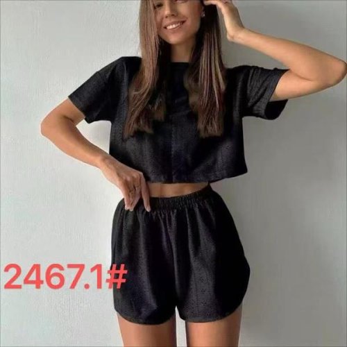 Пижама Saimeiqi (S-XL) 2467-1 black (лето) Saimeiqi 2467-1 black