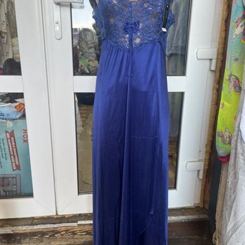 Ночнушка Saimeiqi (2XL) 5629 blue (лето) Saimeiqi 5629 blue