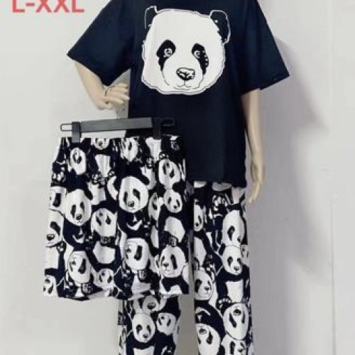 Пижама Saimeiqi (L-2XL) 19217 black (лето) Saimeiqi 19217 black
