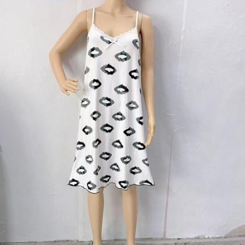 Ночнушка Saimeiqi (XL-5XL) 19503 white (лето) Saimeiqi 19503 white