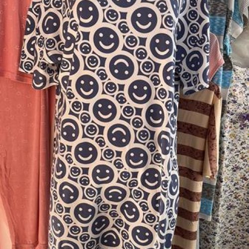 Ночнушка Saimeiqi (L-2XL) 242 blue (лето) Saimeiqi 242 blue