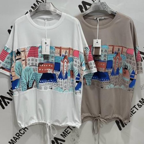 Футболка Met&March (one size) 3601 white (лето) Met&March 3601 white