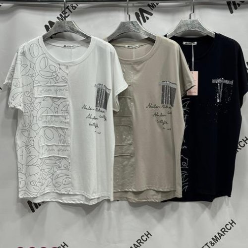 Футболка Met&March (one size) 3602 grey (лето) Met&March 3602 grey