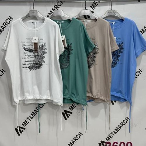 Футболка Met&March (one size) 3609 blue (лето) Met&March 3609 blue