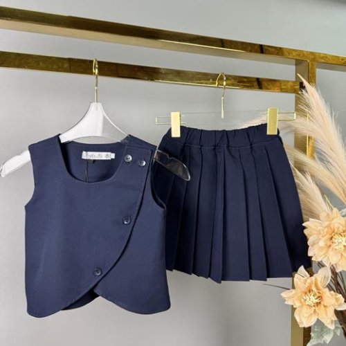 Костюм Delfinka (116-140) 652 navy (лето) Delfinka 652 navy
