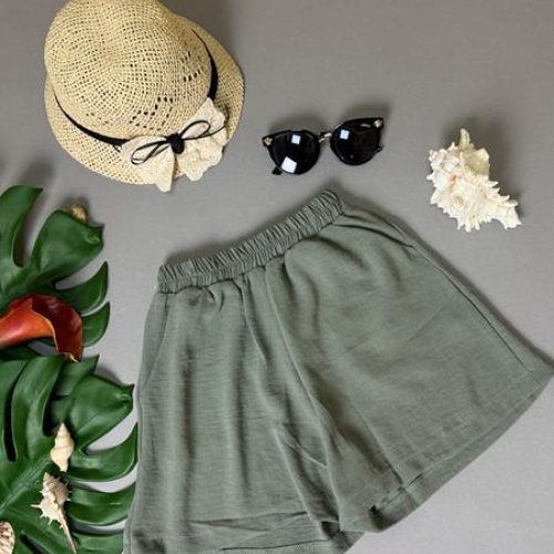 Шорты Delfinka (122-128) 681 khaki (лето) Delfinka 681 khaki