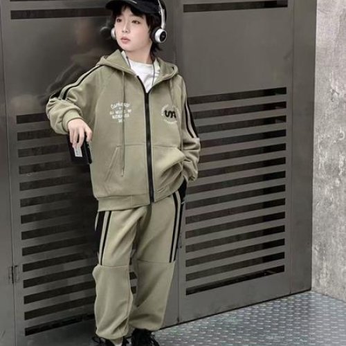 Костюм спорт Delfinka (122-140) 99024 khaki (деми) Delfinka 99024 khaki