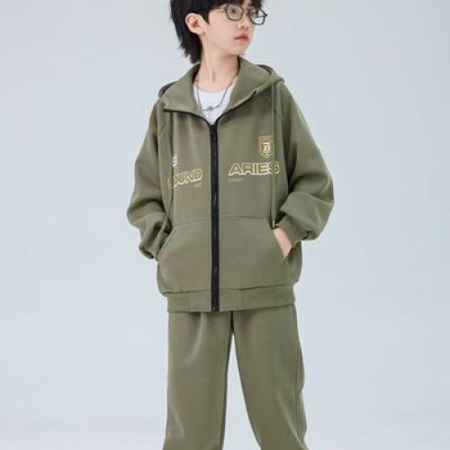 Костюм спорт Delfinka (134-152) 99037 khaki (деми) Delfinka 99037 khaki