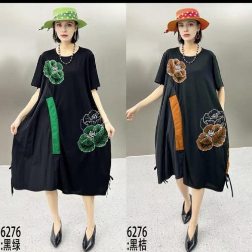 Платье Dorimodes (one size) 6276 black-green (лето) Dorimodes 6276 black-green