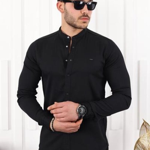 Рубашка Steelway (S-2XL) SL1 black (деми) Steelway SL1 black