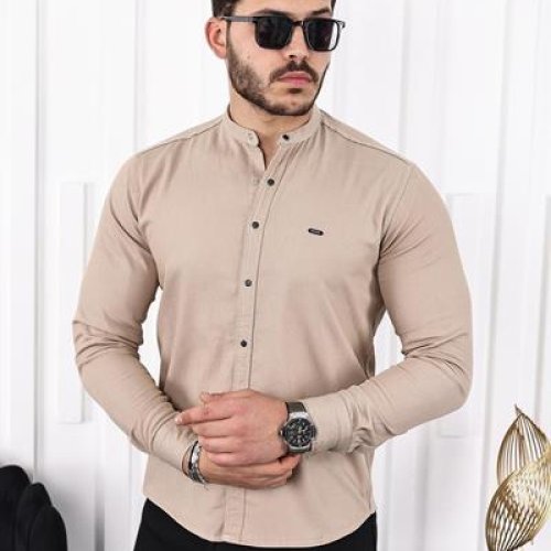 Рубашка Steelway (S-2XL) SL4 d.beige (деми) Steelway SL4 d.beige