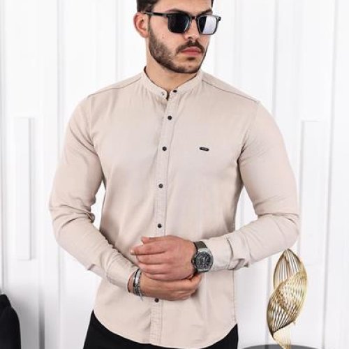 Рубашка Steelway (S-2XL) SL5 l.beige (деми) Steelway SL5 l.beige