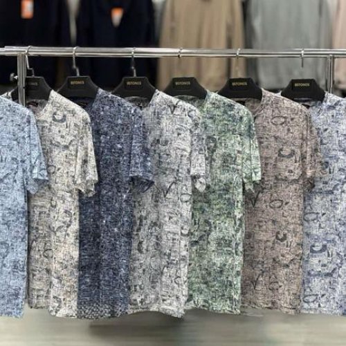 Футболка Steelway (M-2XL) VS5605 grey (лето) Steelway VS5605 grey