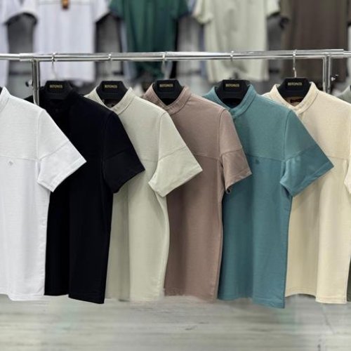 Футболка Steelway (M-2XL) VS5640 beige (лето) Steelway VS5640 beige