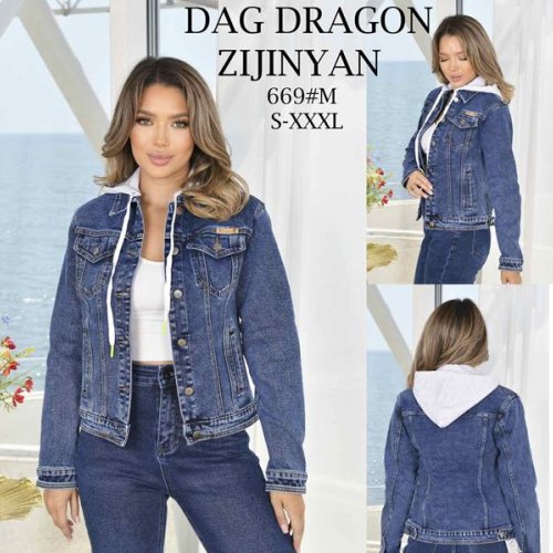 Куртка Zijinyan (S-3XL) 669 blue (деми) Zijinyan 669 blue