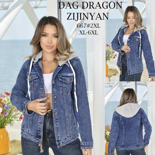 Куртка Zijinyan (XL-6XL) 667 blue (деми) Zijinyan 667 blue