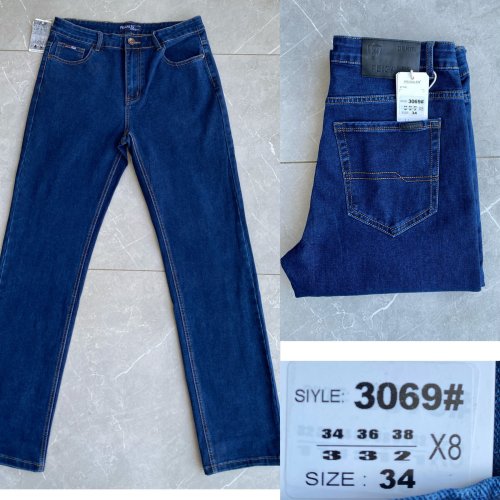 Джинсы God Baron (34-38) 3069 blue (деми) God Baron 3069 blue
