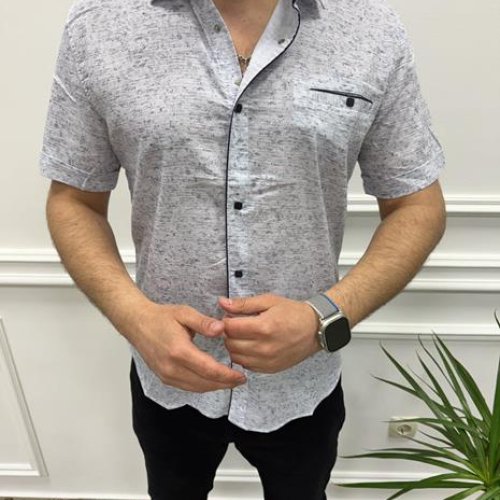 Футболка Nik (L-2XL) 56071 l.grey (лето) Nik 56071 l.grey