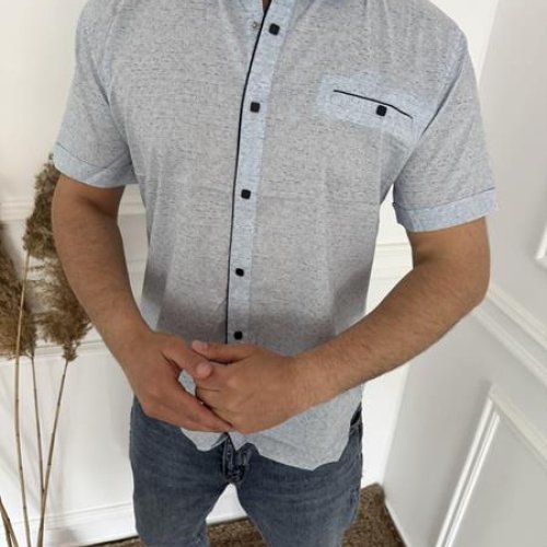 Футболка Nik (L-2XL) 56073 l.blue (лето) Nik 56073 l.blue