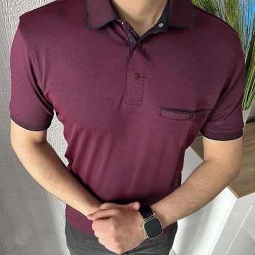 Футболка Nik (6XL-9XL) 56129 wine (лето) Nik 56129 wine