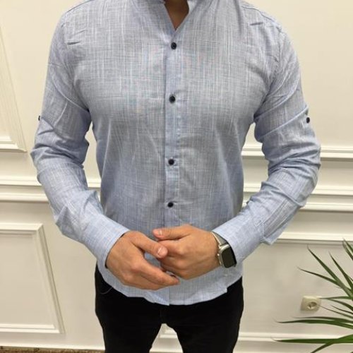 Рубашка Nik (S-2XL) 56184 l.blue (деми) Nik 56184 l.blue