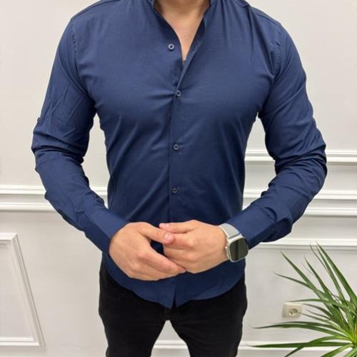 Рубашка Nik (S-2XL) 56200 blue (деми) Nik 56200 blue
