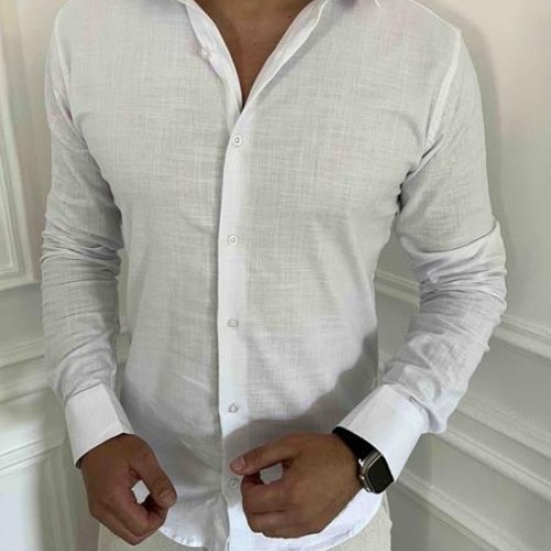 Рубашка Nik (S-2XL) 56211 white (деми) Nik 56211 white