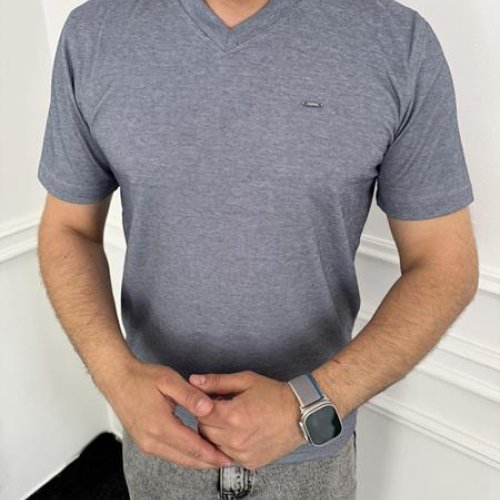 Футболка Nik (M-2XL) 56229 grey (лето) Nik 56229 grey