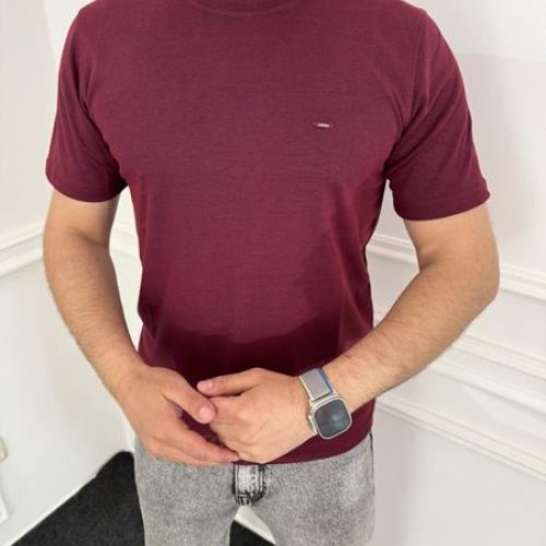 Футболка Nik (M-2XL) 56240 wine (лето) Nik 56240 wine