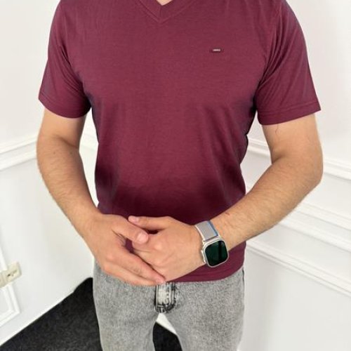 Футболка Nik (3XL-6XL) 56243 wine (лето) Nik 56243 wine