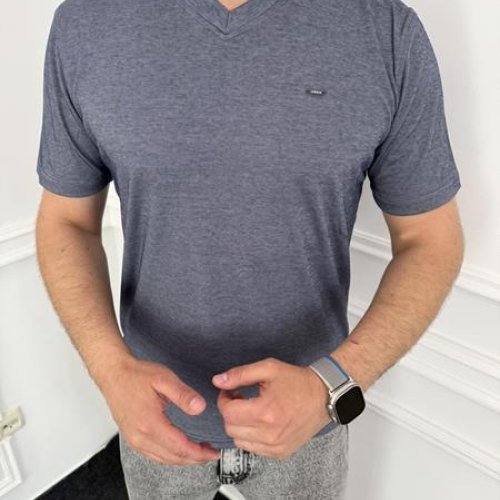 Футболка Nik (3XL-6XL) 56245 grey (лето) Nik 56245 grey