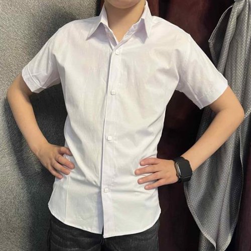Рубашка Nik (11-16) 56264 white (лето) Nik 56264 white