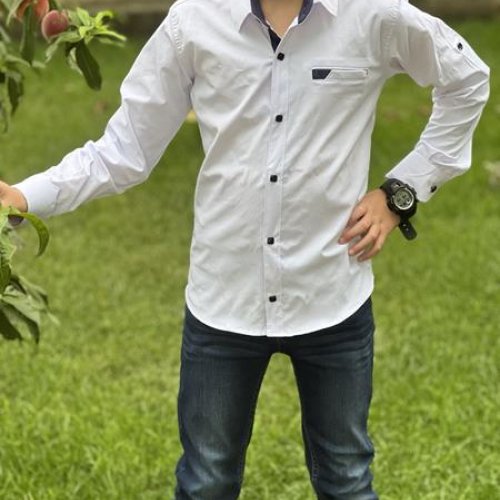 Рубашка Nik (11-16) 56271 white (деми) Nik 56271 white