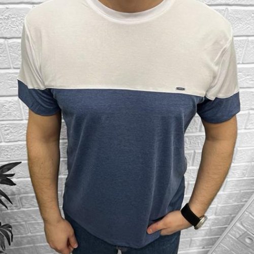 Футболка Nik (3XL-6XL) 56313 blue (лето) Nik 56313 blue