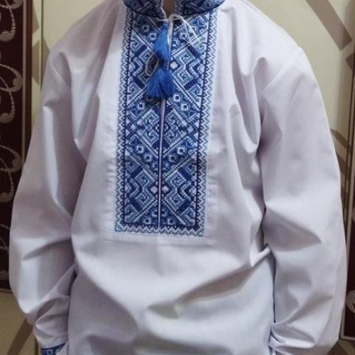 Вышиванка Nik (1-5) 56333 white (деми) Nik 56333 white