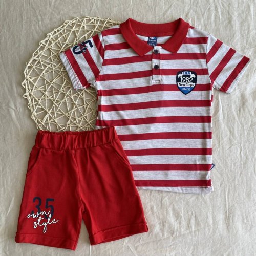 Костюм Baby Boom (3-6) 1139 red (лето) Baby Boom 1139 red