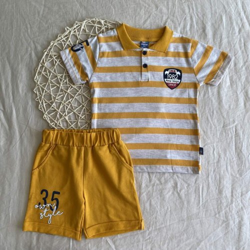 Костюм Baby Boom (3-6) 1141 yellow (лето) Baby Boom 1141 yellow