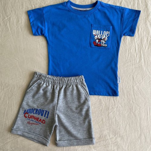 Костюм Baby Boom (3-6) 1143 blue (лето) Baby Boom 1143 blue