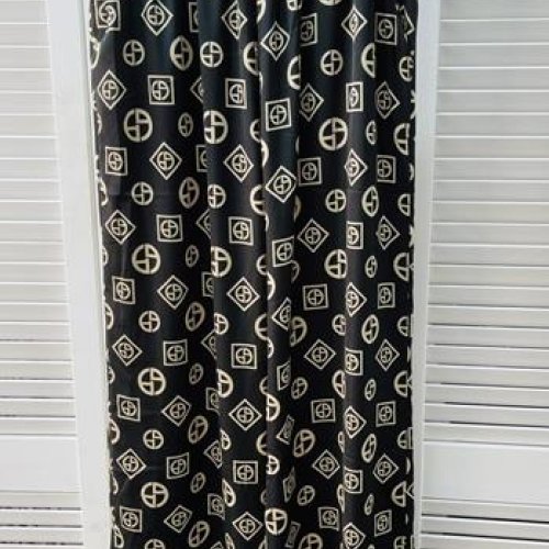 Штаны Karon (S-XL) 691 black-beige (лето) Karon 691 black-beige