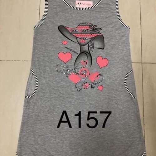 Туника Punky (3XL-7XL) A157 grey (лето) Punky A157 grey
