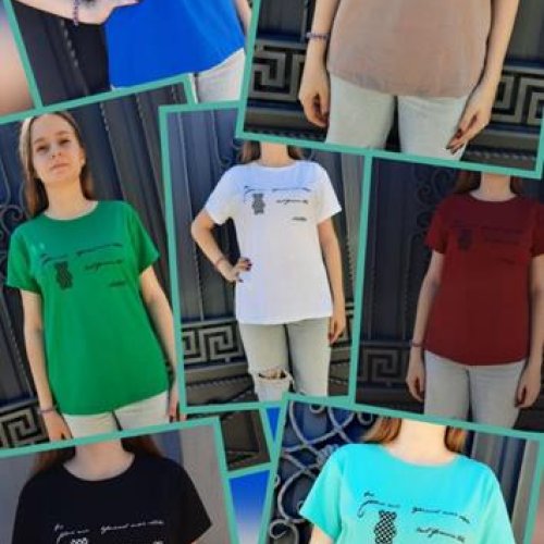 Футболка Newe (2XL-3XL) NW583 wine (лето) Newe NW583 wine