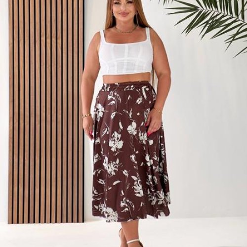 Юбка WideRange (48-54) 755 brown (лето) WideRange 755 brown
