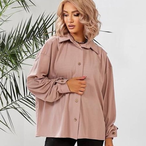 Рубашка WideRange (42-52) 851 beige (деми) WideRange 851 beige
