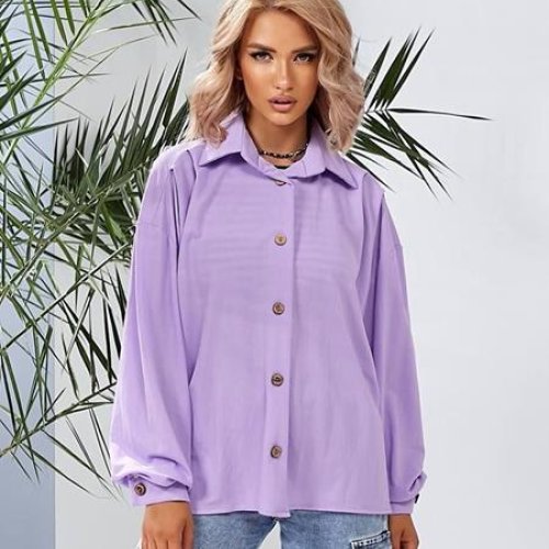 Рубашка WideRange (42-52) 851 lilac (деми) WideRange 851 lilac