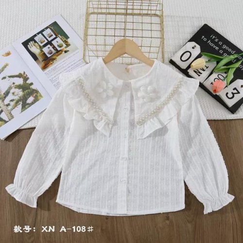 Блузка Фунтик (4-8) A108 white (деми) Фунтик A108 white