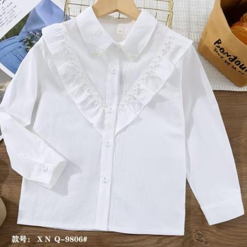 Блузка Фунтик (8-12) Q9806 white (деми) Фунтик Q9806 white