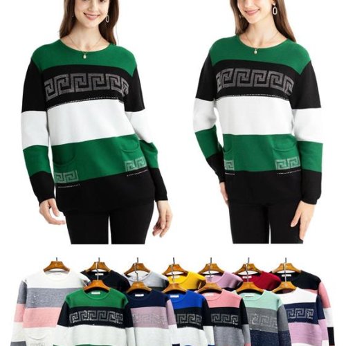 Свитер KissMe (2XL-3XL) A5005 mix (деми) KissMe A5005 mix