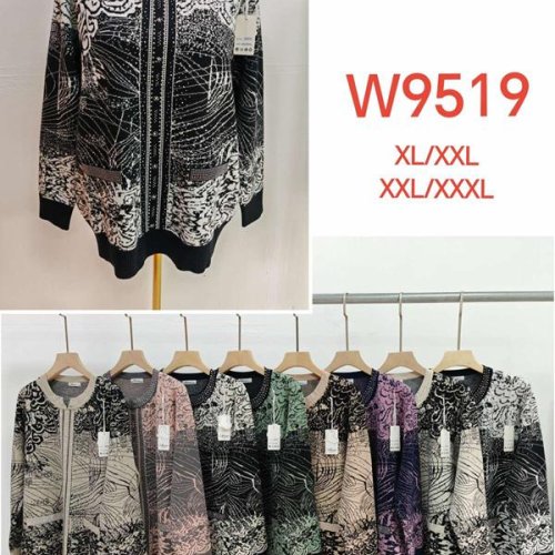 Кофта KissMe (XL-3XL) W9519 mix (деми) KissMe W9519 mix