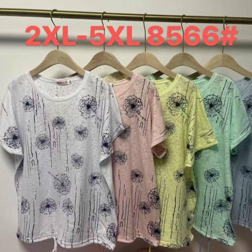 Футболка Monarlir (2XL-5XL) 8566 green (лето) Monarlir 8566 green